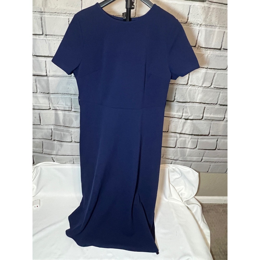 Emery Rose Navy Blue Short Sleeve Empire Waist Midi Dress XL New With Tags
